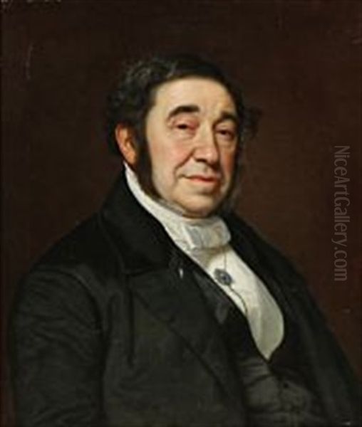 Portrait Of Wolf Moses Cohen (b by David Monies