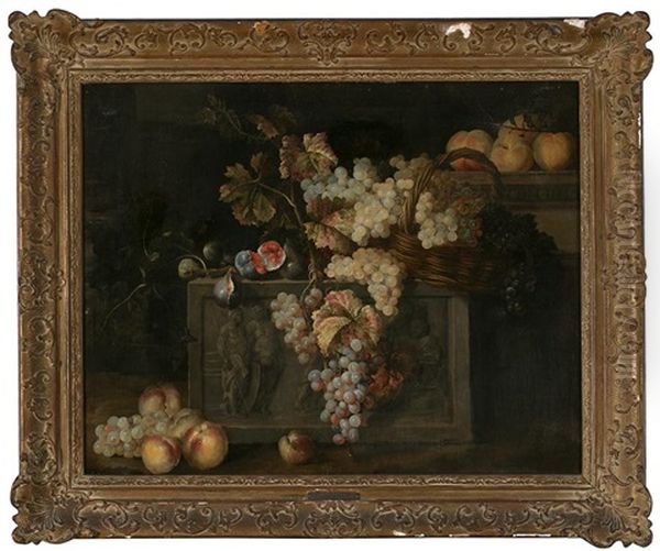 Composicion Floral Oil Painting by Antoine Monnoyer