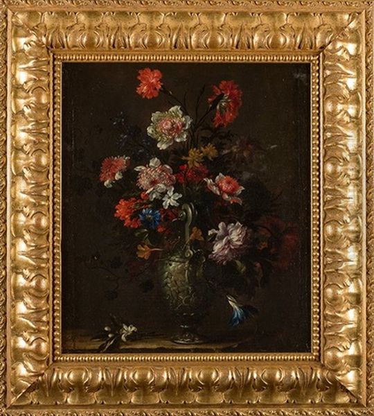 Jarron Con Flores Oil Painting by Jean-Baptiste Monnoyer