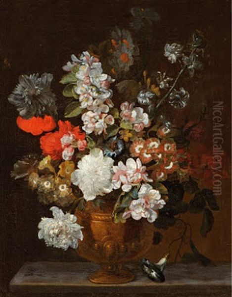 Prachtiges Blumenstillleben Oil Painting by Jean-Baptiste Monnoyer