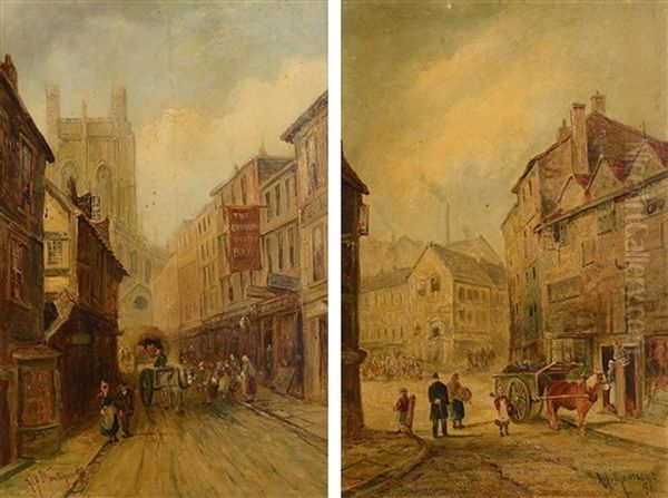 Chester (pair) Oil Painting by Alfred Montague