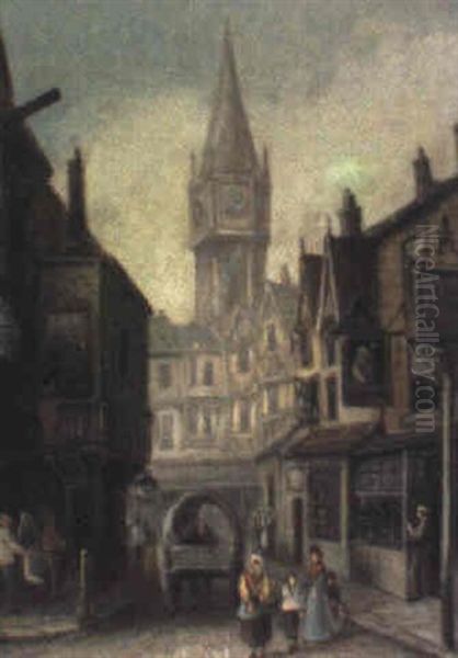 Ciudad Inglesa Oil Painting by Alfred Montague