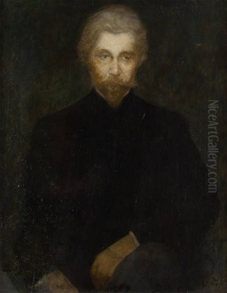 Autoportrait Oil Painting by Constant Montald