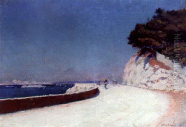 La Corniche Oil Painting by Frederic Montenard