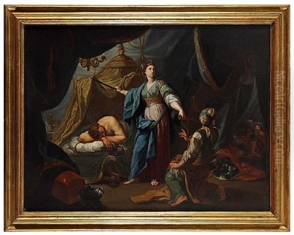 Judith And Holofernes Oil Painting by Francesco Monti