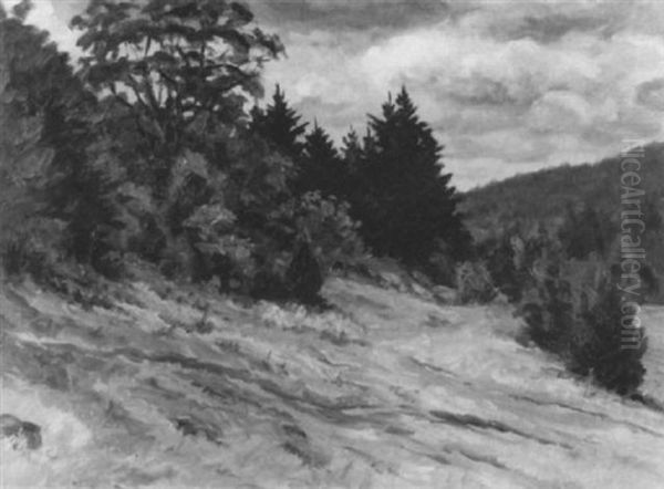 Grunbergtal, Schotten Oil Painting by Friedrich Wilhelm Mook