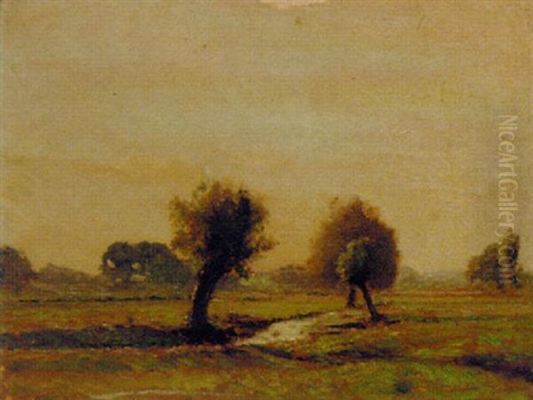 Stanboro' Marsh, Hatfield Oil Painting by Henry George Moon