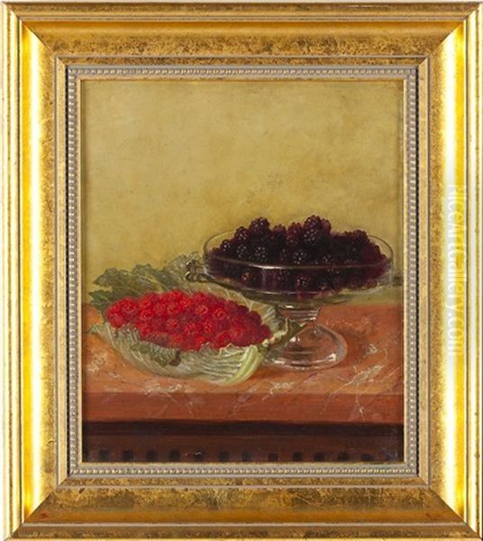 Berries Oil Painting by John A. Mooney