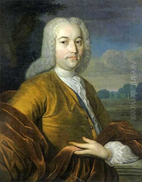 Portrait De Gentilhomme Oil Painting by Carel de Moor