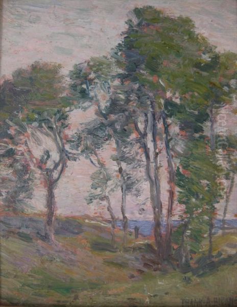 Landscape With Trees Oil Painting by Frank Alfred Bicknell