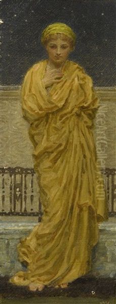 Stars Oil Painting by Albert Joseph Moore