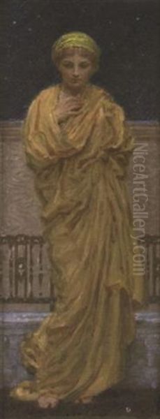 Stars Oil Painting by Albert Joseph Moore