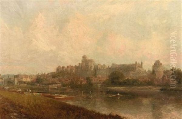 Windsor Oil Painting by Claude T. Stanfield Moore