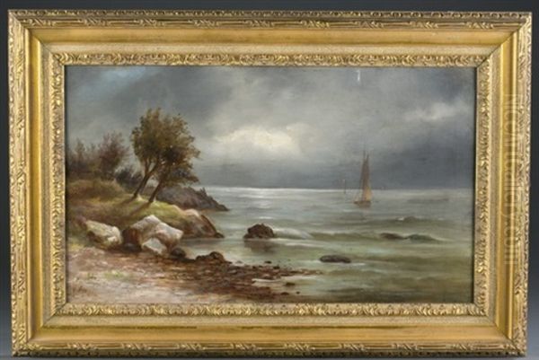 Untitled Landscape Oil Painting by Nelson Augustus Moore