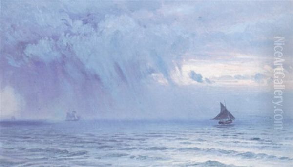 Squally Weather Oil Painting by Henry Moore