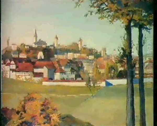 Kloster Im Bruchquartier Oil Painting by Joseph von Moos