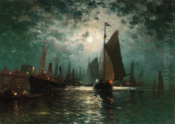 Moonlight by Edward Moran