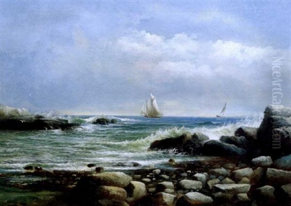 Passing Sails Oil Painting by Edward Moran