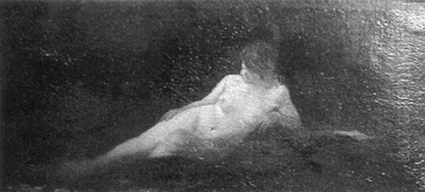 Reclining Nude Oil Painting by Edward Moran