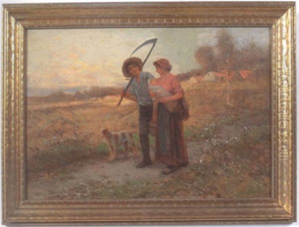 The Happy Family Oil Painting by Edward Percy Moran