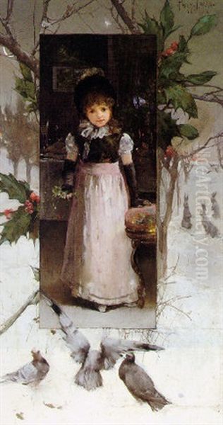 Noel Oil Painting by Edward Percy Moran