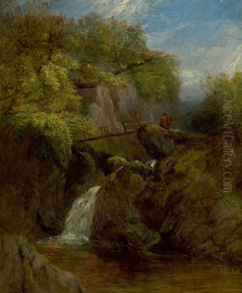 Westmoreland Oil Painting by Thomas Moran