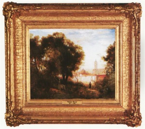 A View Of Maravatio, Mexico Oil Painting by Thomas Moran