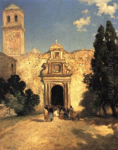 Maravatio, Mexico Oil Painting by Thomas Moran