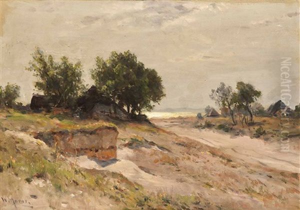 Partie An Der Ostsee Oil Painting by Walter Moras