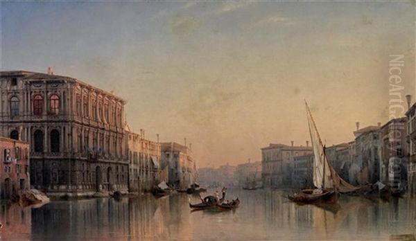 Venedik Oil Painting by Alexandr Nikolaevich Mordvinov