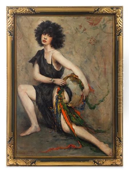 Gitan, 1920 Oil Painting by Luc Albert Moreau