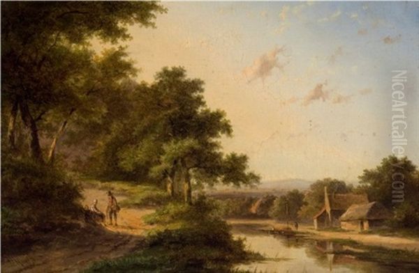 Landscape Oil Painting by Jan Evert Morel the Elder