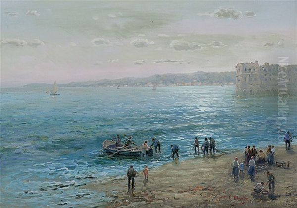 Napoli Oil Painting by Federico Morello