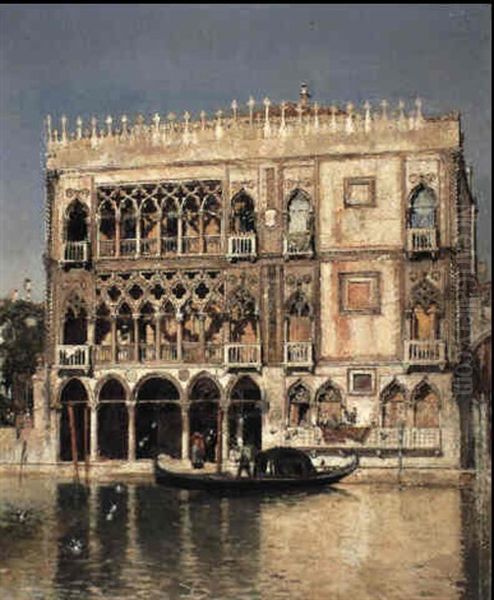 Ca D'oro, Venice Oil Painting by Jose Moreno Carbonero