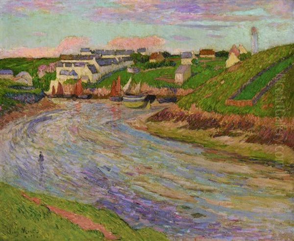 Basse Mer, Le Soir Oil Painting by Henry Moret