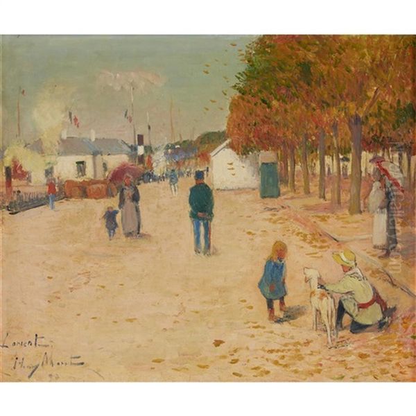 Lorient Oil Painting by Henry Moret