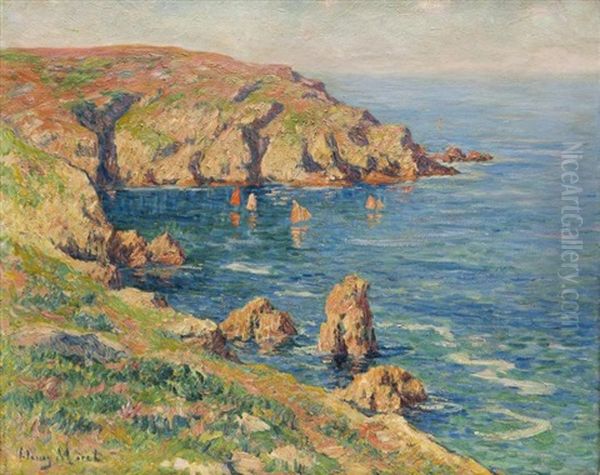 Le Port De Brezillec En Baie De Douarnenez Oil Painting by Henry Moret