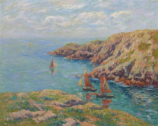 L'ile De Groix, Morbihan Oil Painting by Henry Moret