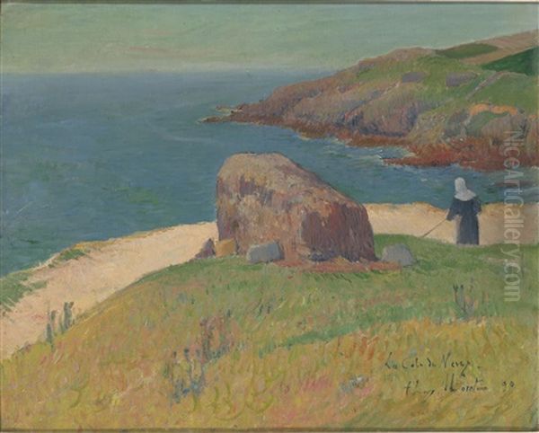 La Cote De Nevez Oil Painting by Henry Moret