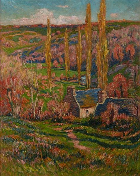 Le Moulin De Saint-ouermeau Oil Painting by Henry Moret