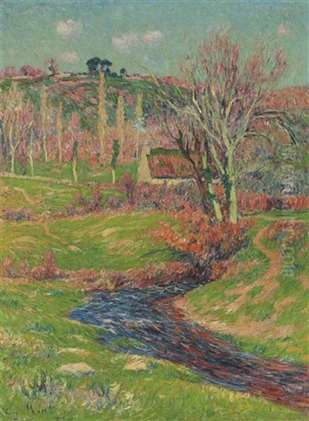 Paysage Oil Painting by Henry Moret