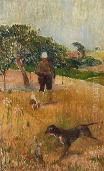 Le Chasseur Oil Painting by Henry Moret