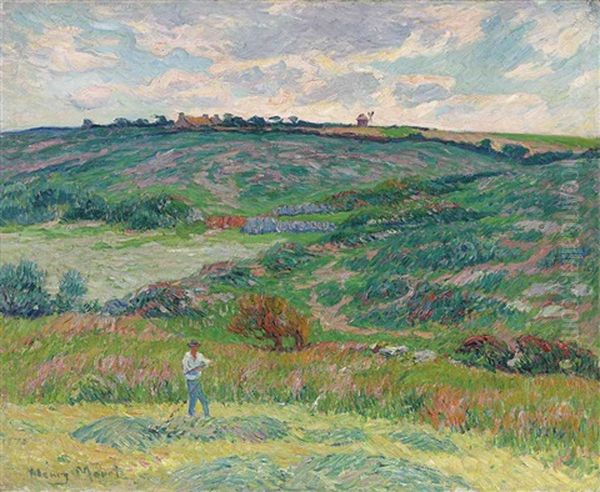 Le Faucheur Oil Painting by Henry Moret