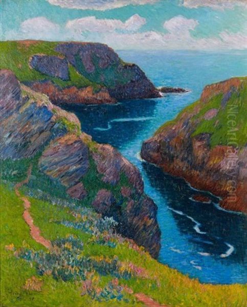 Belle-ile Oil Painting by Henry Moret