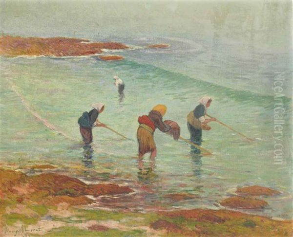 Les Pecheuses Oil Painting by Henry Moret