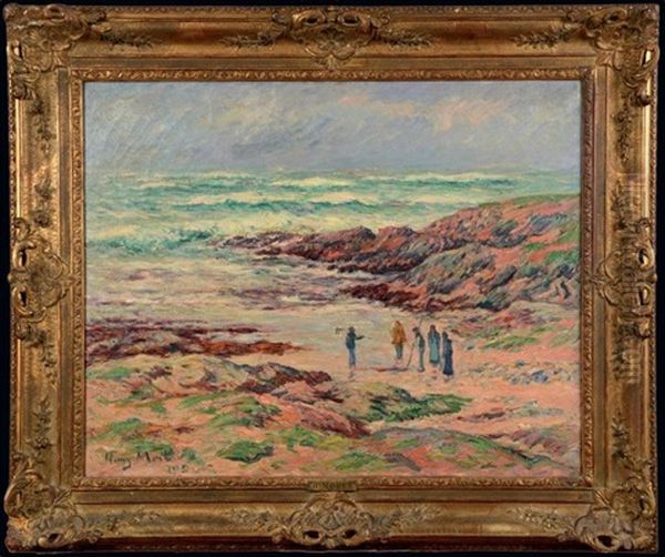 Gros Temps, Finistere Oil Painting by Henry Moret