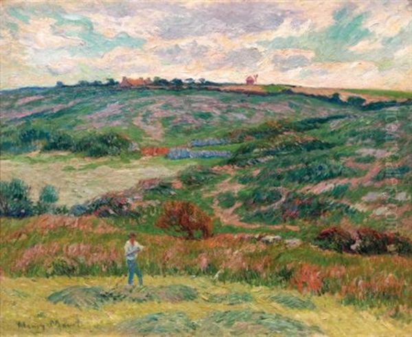 Le Faucheur Oil Painting by Henry Moret