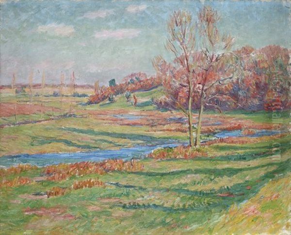 Ruisseau Dans La Campagne Oil Painting by Henry Moret