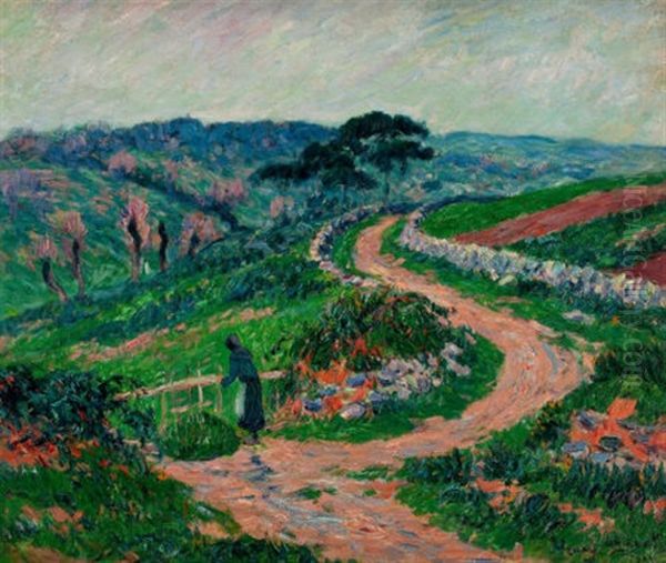 Paysage Oil Painting by Henry Moret