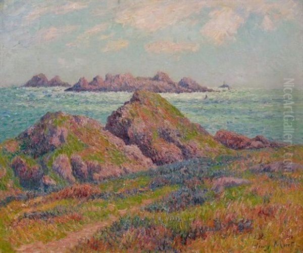 Le Passage Du Four, Finistere Oil Painting by Henry Moret